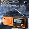 Rechargeable FM AM Radio Emergency Radio Portátil Solor Hand Crank Radio Flashlight SOS Alarm Power Bank Speaker Dropshipping