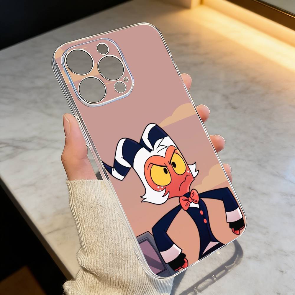 

H-Helluva Boss M-Moxxie Phone Case Transparent Silicone Soft For iPhone 17 16 15 14 13 12 11 Mini Pro Max Plus iPhone13PRO