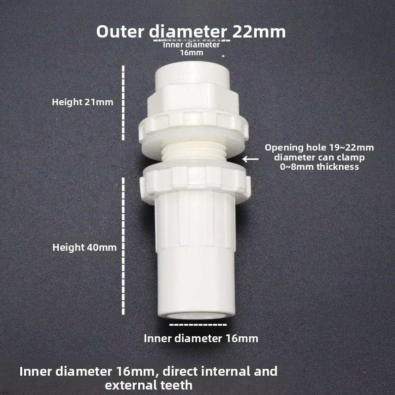 white 16mm Garden PVC Connector Fittings Straight 90 ° Elbow Tee Water Pipe Adapter Aquarium Water Supply 5-Way Joint