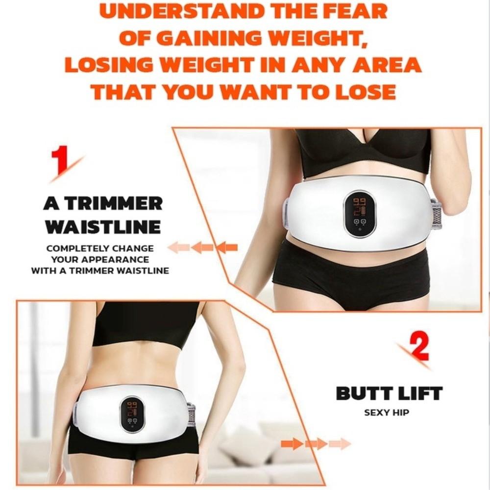 Vibration Belly Vibration Belt Portable Slimming Massage Belt Weight-loss Machine Weight Loss