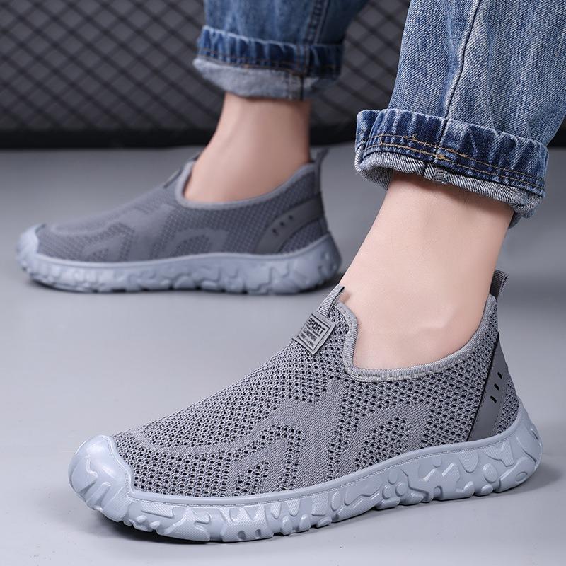 New Men's Breathable Casual Shoes with Breathable and Comfortable Mesh Wear-resistant Outsoleand Comfortable Lining