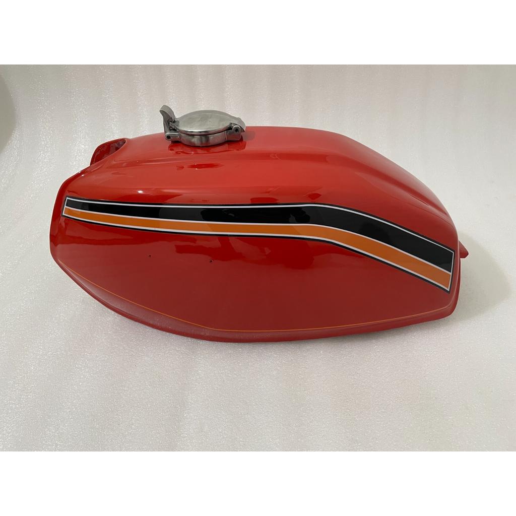 Honda CB400 CB400A 1978 Red Painted Steel Petrol Fuel Gas Tank + Cap |Fit For