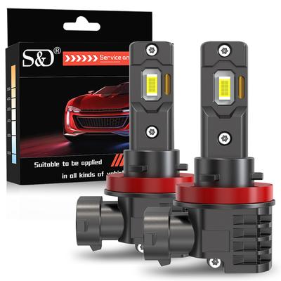 2Pcs Canbus H11 LED H8 9005 HB3 9006 HB4 Led Headlight Bulbs 6000K 60W 32000Lm Super Bright Fanless 16Core CSP DRL Fog Light Driving Lamp