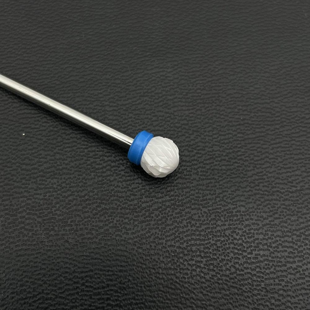 1Pc White Ceremic Nail Drill Bits Ceramic Cuticle Clean Bur Rotary Milling Cutters for Manicure Pedicure Dental Polishing Burs