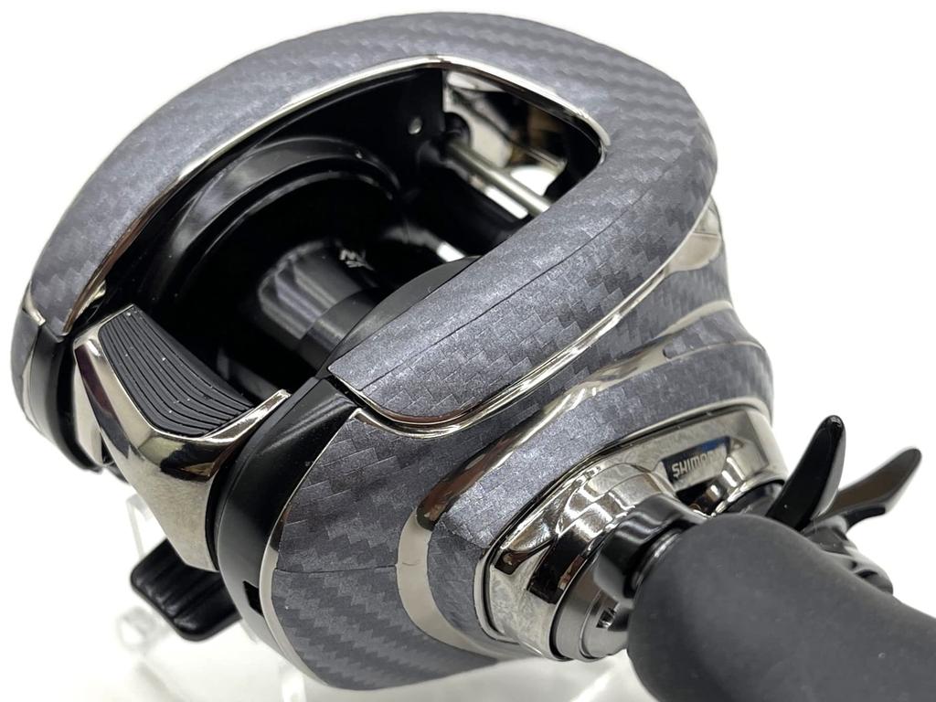 CUSTOM YOROI Custom Decal for 21 Antares DC and 22 Exsence DC Baitcasting Reels SEAT.JP (Silver, Right-Handed)