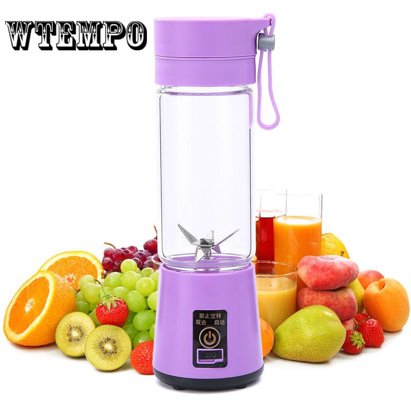Brand Electric Fruit Juicer Mini Usb Rechargeable Portable Smoothie Maker Blender