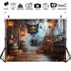 Pirate-themed Photography Background and Party Background Cloth, Perfect for Outdoor and Indoor Party Flags