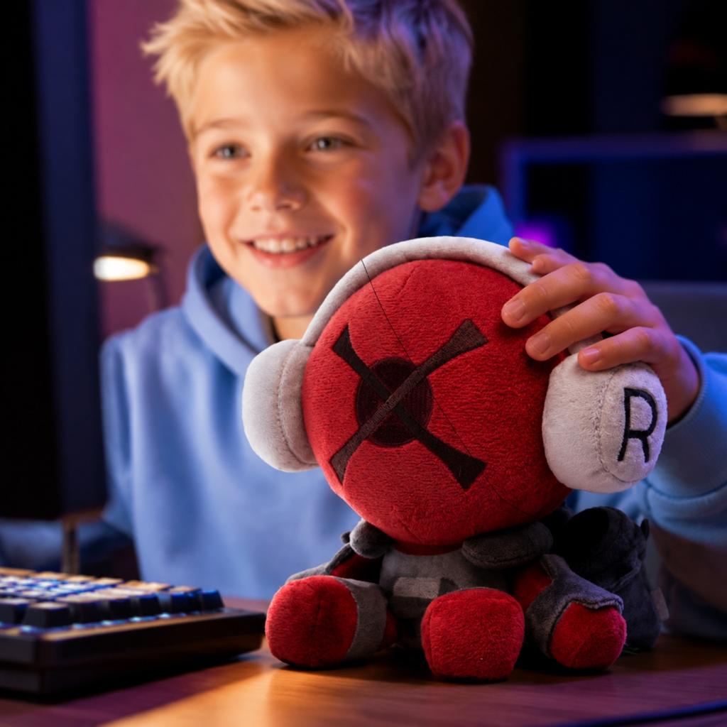 Plush Toy Stuffed Animal - Soft Cute Doll for Gamers, Video Merchandise Collectible Plushie, Great Gift for Lovers and Fans