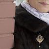 Elegant Animal Brooch Lapel Pin With Pearls Tassels Detailing Colorful Alloy Jewelry For Women Versatile Accessory