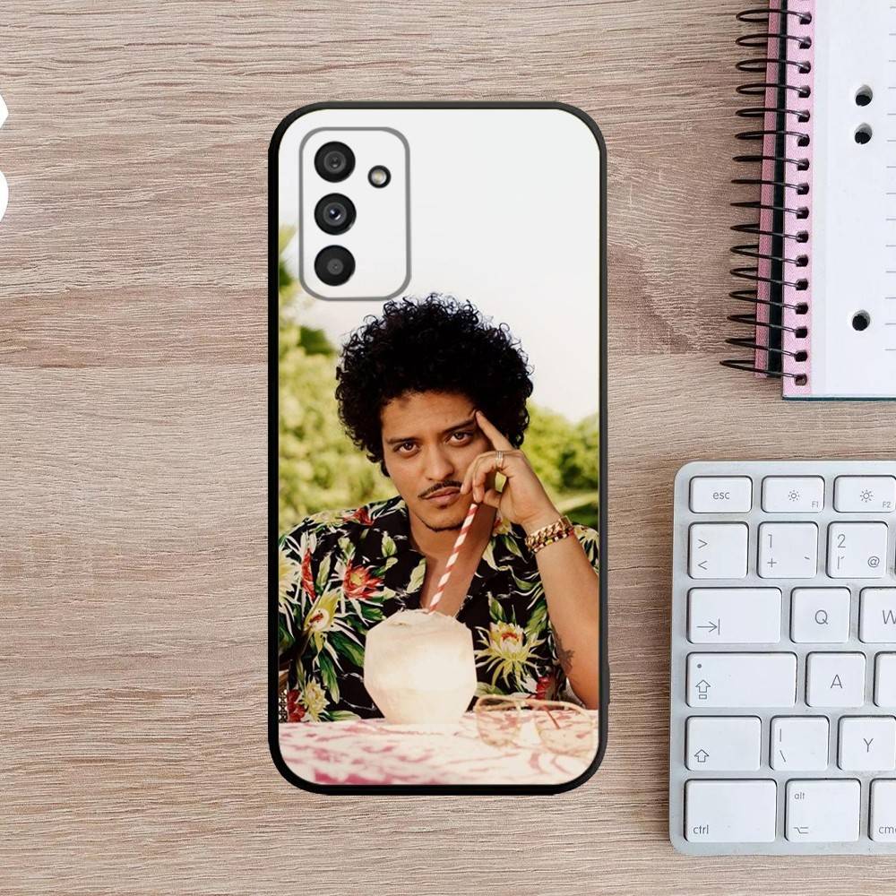 B-Bruno M-Mars Singer Phone Case For Samsung Galaxy A13,A21s,A22,A31,A32,A52,A53,A71,A80,A91 Soft Black Cover