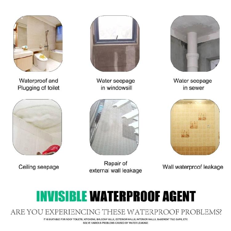 Clear Waterproof Agent Waterproof Wall Roof Repair Set for Tile Wall Roof Wood