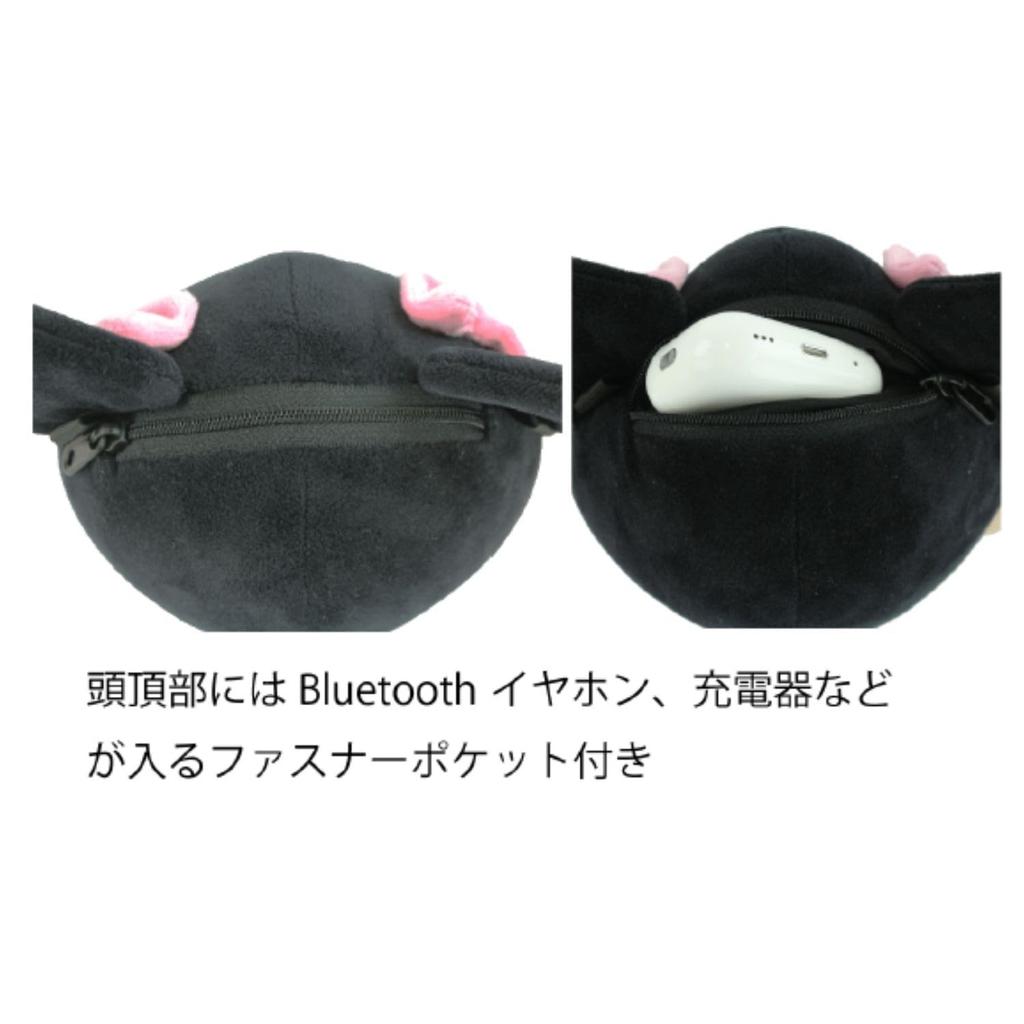 Yasuda Tsusho Sanrio Characters Suntan Mascot Series Mini Shoulder Bag Kuromi W15xH20xD10cm KU Suntan Mascot Shoulder Bag Approx.