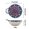 Japanese Ceramic Dish Seasoning Bowls, Heat-resistant Underglaze Colored Cute Bowl Dish, Creative Kitchen Utensils Dipping Dish