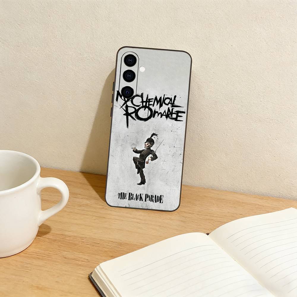 MCR f-Fan Icon My Chemical Romance   Phone Case For Samsung Galaxy A73,A72,A71,A70,A53,A52,A51,Others Soft Black Cover