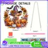 Acrylic Special Shaped Pumpkin Cow Owl 5D DIY Diamond Art Hanging Decorations Rhinestone Diamond Art Window Pendants for Adults