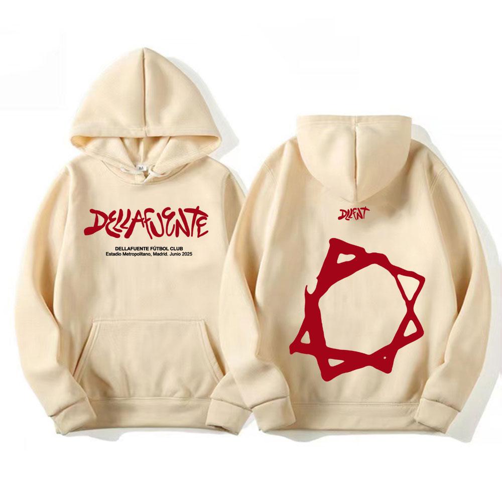 

Rapper Dellafuente New Album Merch Hoodies Men Women High Quality Casual Loose Sweatshirt Fashion Retro Gothic Hoodie Streetwear 3XL