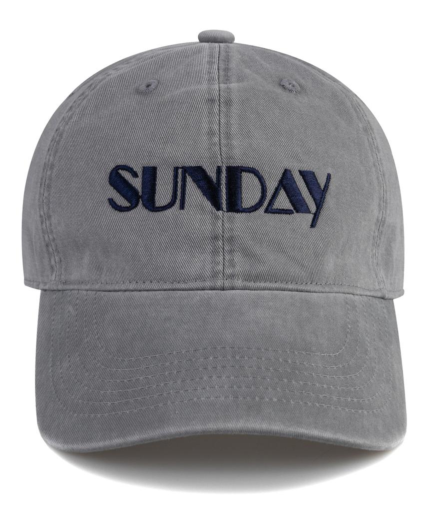 Wig Sunday Cation Ball Cap - Grey