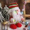 Santa Claus Ornament Electric Walking Singing Santa Toy with Funny Moves Songs Stuffed Christmas Doll Holiday Decoration
