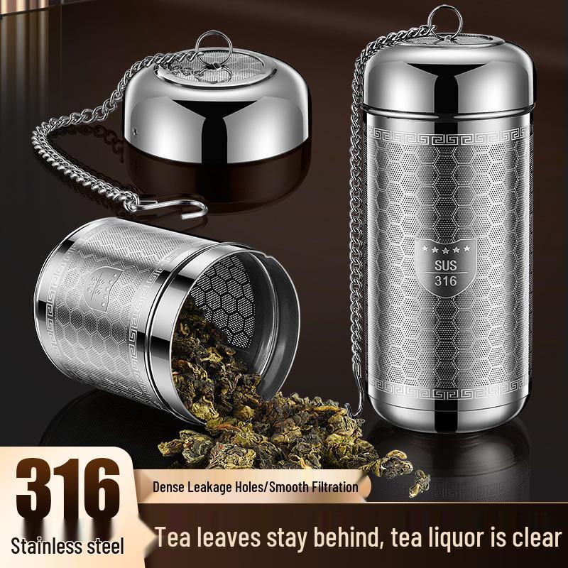 316 Stainless Steel High-Density Mesh Tea Infuser and Strainer