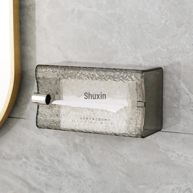"Elegant Decorative Tissue Box: Wall-Mounted, Versatile for Living Room, Bedroom, or Bathroom Storage"