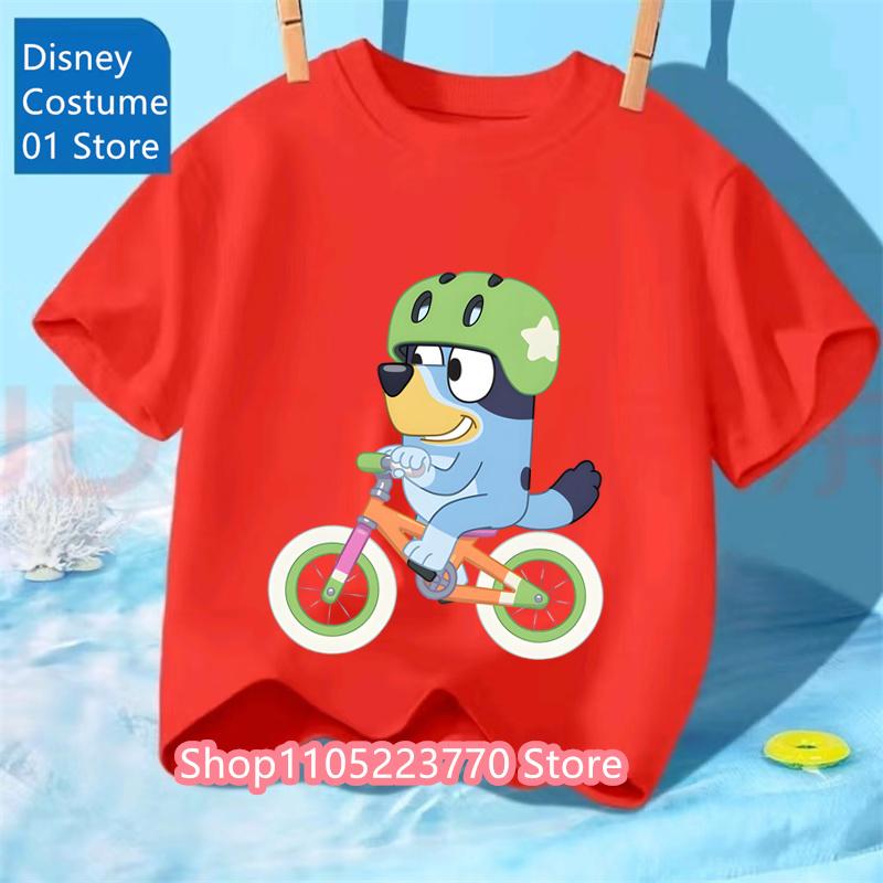 Cartoon Kids T-Shirt Short Sleeve Print Comfortable for Boys and Girls Daily Use