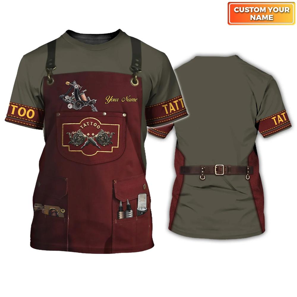 T-shirt Pour Homme Drôle Tatouage Harajuku Streetwear Loisirs Col O Oversize Manches Courtes Hauts Tendance Mode Nom Impression Personnalisée T-shirts