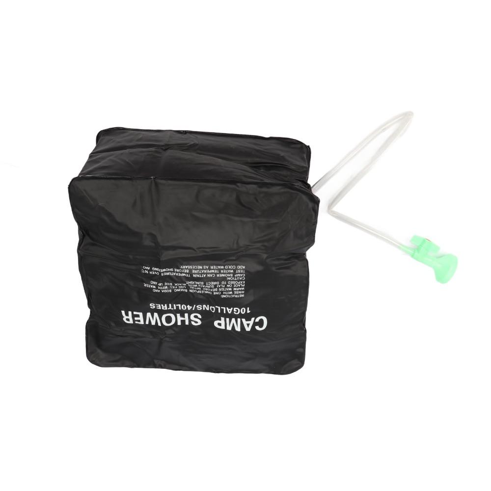 Bolsa de Ducha Solar para Camping Desmontable Bolsa de Agua Calentada Solar de PVC Bolsa de Ducha Solar Duradera Uso en el Jardín