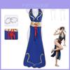 Street Fighter Chunli Cosplay Costume For Game Anime Role Play With Polyester Fabric
