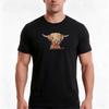 Highland Cow Popsie By Shirley Macarthur Tshirt Summer Casual Cotton Tee Oversized Streetwear Tops Vintage Graphic Print