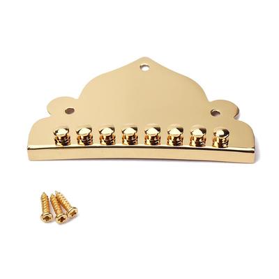 8 String Mandolin Tailpiece with Screws for Gold
