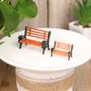 Miniature Bench Chair Figurines Resin Crafts Micro Landscape Model Mini Garden Decor DIY Home Ornament Doll House Accessories