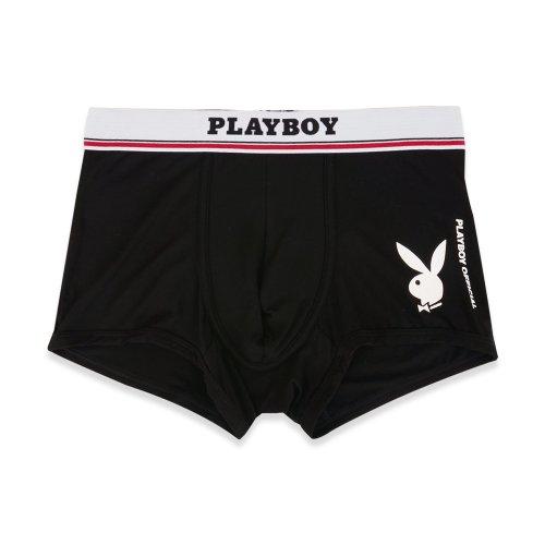 

[Playboy] Мужские боксеры из вискозы с большим кроликом PMD2105-BK [Отправка из Кореи] 100% Оригинал 100