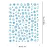 1/2Pcs Colorful Snowflake Nail Art Sticker Self-adhesive DIY