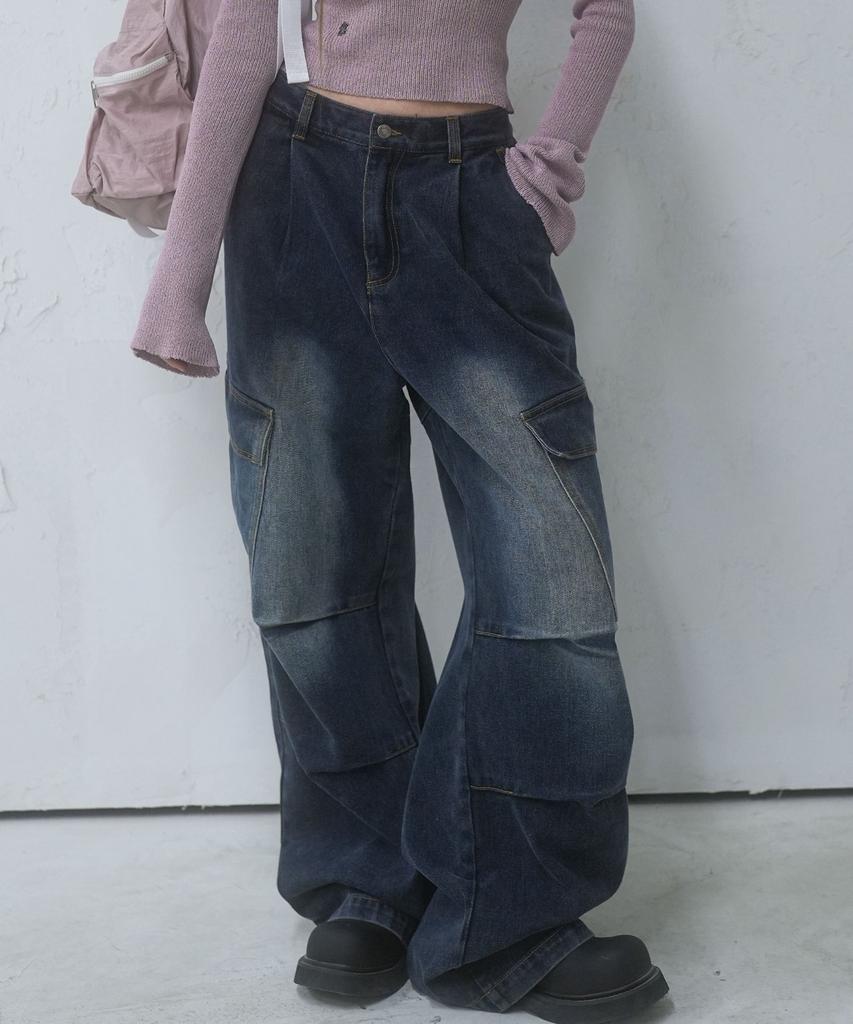 AVANDRESS Side Big Cargo Pants Camo