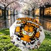 Personalisierter Garfield-Druckschirm mit individuellem Namen, Automatisches Öffnen und Schließen, Stabiler 8-Rippen-Rahmen, Für Pendeln, Camping, Wandern, Geburtstagsgeschenk