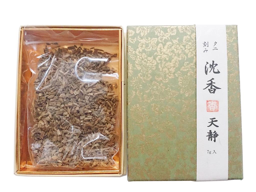 Awaji Baikundou Tani Burning Incense Incense, Agarwood, Tensei, 7g, Chopped, (Indonesian Agarwood, Aloeswood) #952