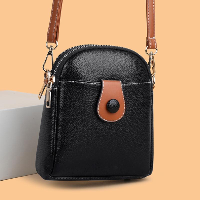 Women's Mini Phone Bag High-Quality PU Leather Crossbody Messenger Fashion Satchel Handbag Purse Shopping