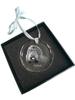 Barbet, French Water Dog - Crystal Bauble with a Photo, Dog Photo In Crystal, Personalized Christmas Tree Ornament by Art-Dog Brand