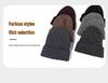 European & American Warm Knit Wool Hat with Fleece Lining, Thickened for Windproof Ear Protection - Ideal for Middle-aged & Elderly In Winter