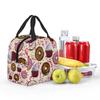 Playful Donut And Cupcake Insulated Lunch Bag for Women Office Cooler Thermal Food Box Tote Leakproof Lunch Boxes Container