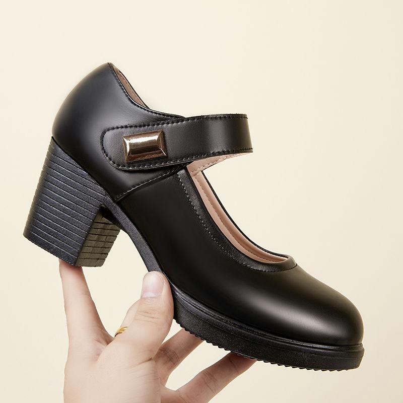 

Туфли Мэри Джейн для женщин, квадратный каблук, ремешок на щиколотке, блочный каблук, вечерние, свадебные, женские модельные туфли, туфли-лодочки