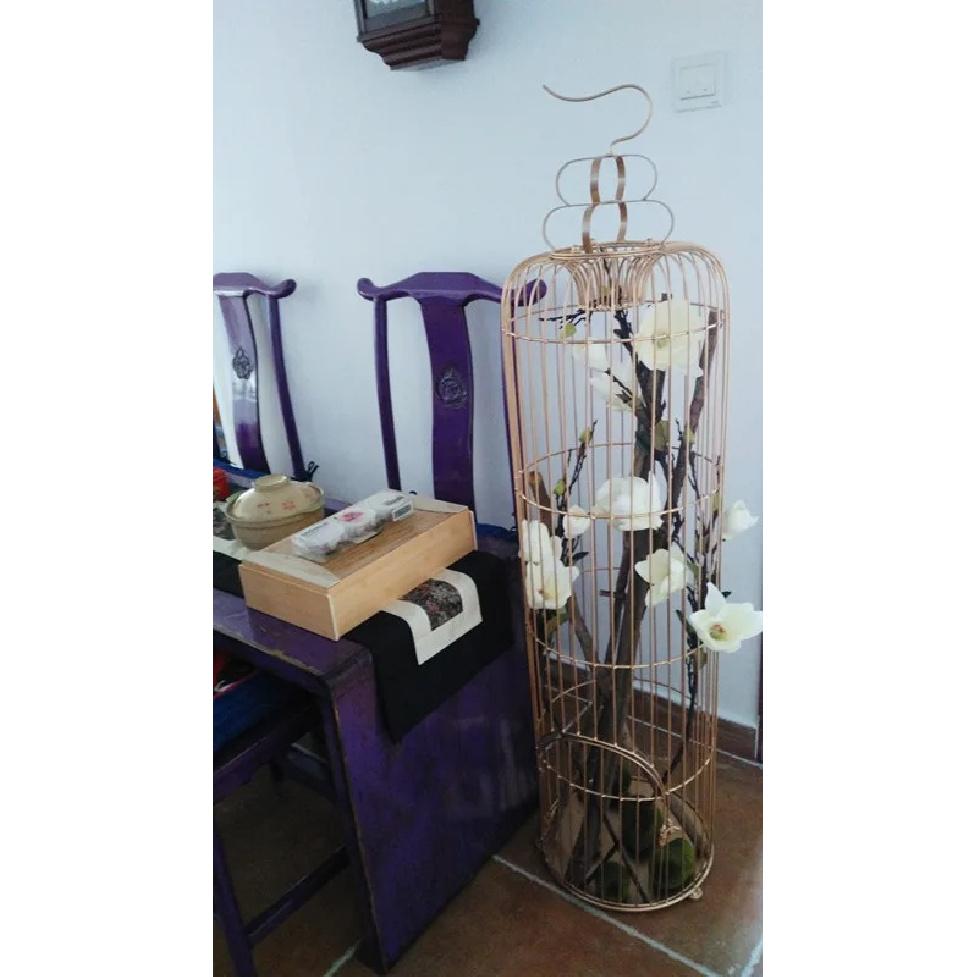 Metall Eisen Handwerk Dekoration Hochzeit Vogelkäfig Dekoration Vogelkäfig Haus Wohnzimmer Schlafzimmer Fenster Dekoration Metall Vogelkäfig