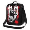 Marilyn Manson Glitch Cadeau pour Fan Musique Sac à Lunch Isolé pour École Rangement Bento Boîtes Alimentaires Contenant Portable Boîte à Lunch Sac Fourre-tout