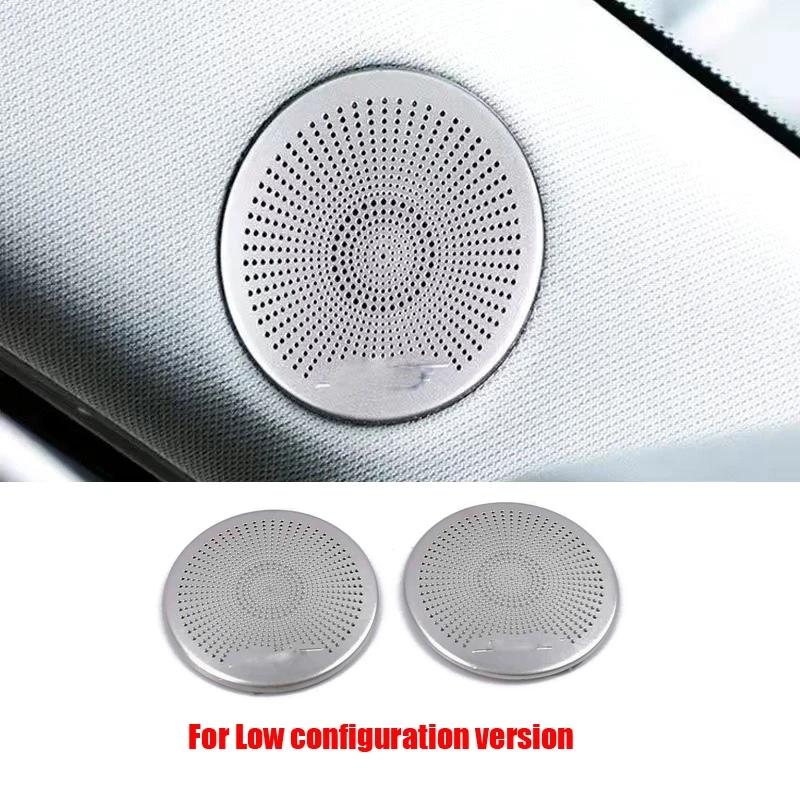 ABAIWAI For Mazda Cx-8 2017 2018  Interior Speaker Cover A Pillar Audio Speaker Cover Trim Door Loudspeaker ss silver A