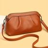 Torebka crossbody z marszczeniami w kształcie chmur, Jednokolorowa torebka na co dzień zapinana na zamek, Modna torba na ramię dla kobiet