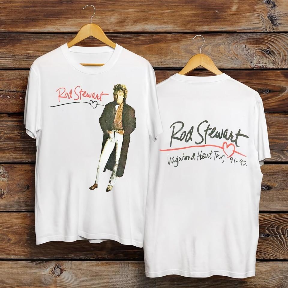 Vintage 1992 Rod Stewart TShirt Unisex T-Shirt S