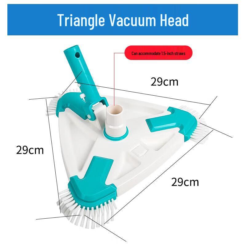 Jundingying Triangular Swimming Pool Vacuum Head with Brush