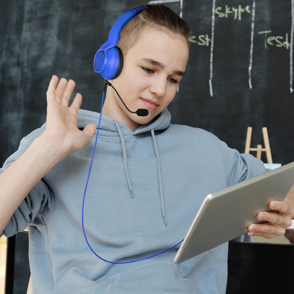 GEEKRIA Condenser Lapel Mini Smartphone Headphone Cable for Gaming and Compatible with eKid Riwbox and Kids Includes Boom Replacement Cord Clip-on