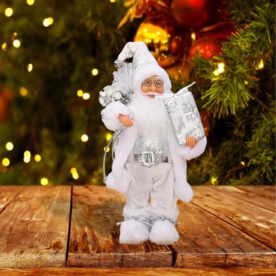 Święty Mikołaj Figurka Świąteczna Lalka Kreatywność Ornament Stojąca Figurka dla