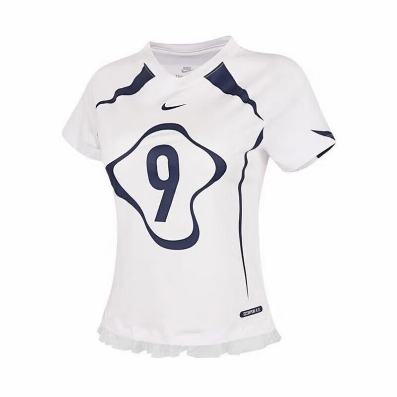 

Nike Women s AS W NSW NK CHLL KNT TEE GCEL Short-Sleeve Knit Top S